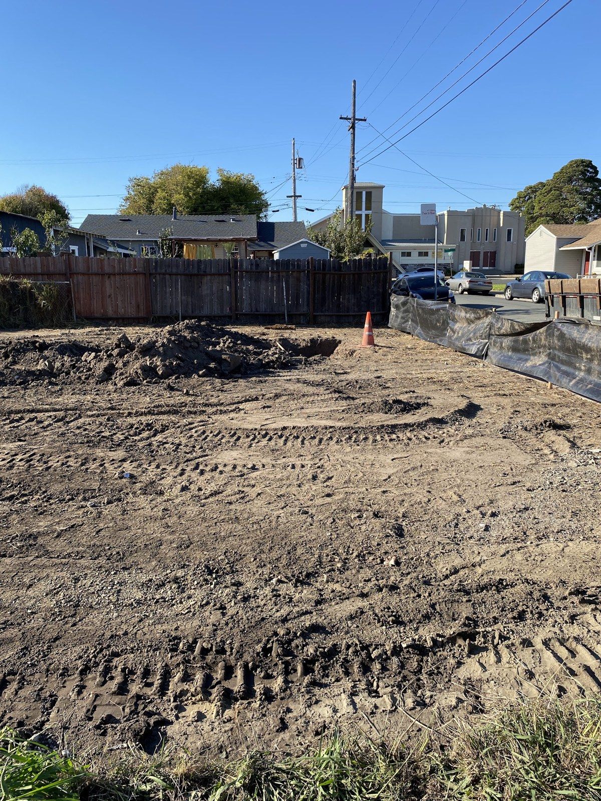 Richmond project, photo 21: Cleared site after building removal