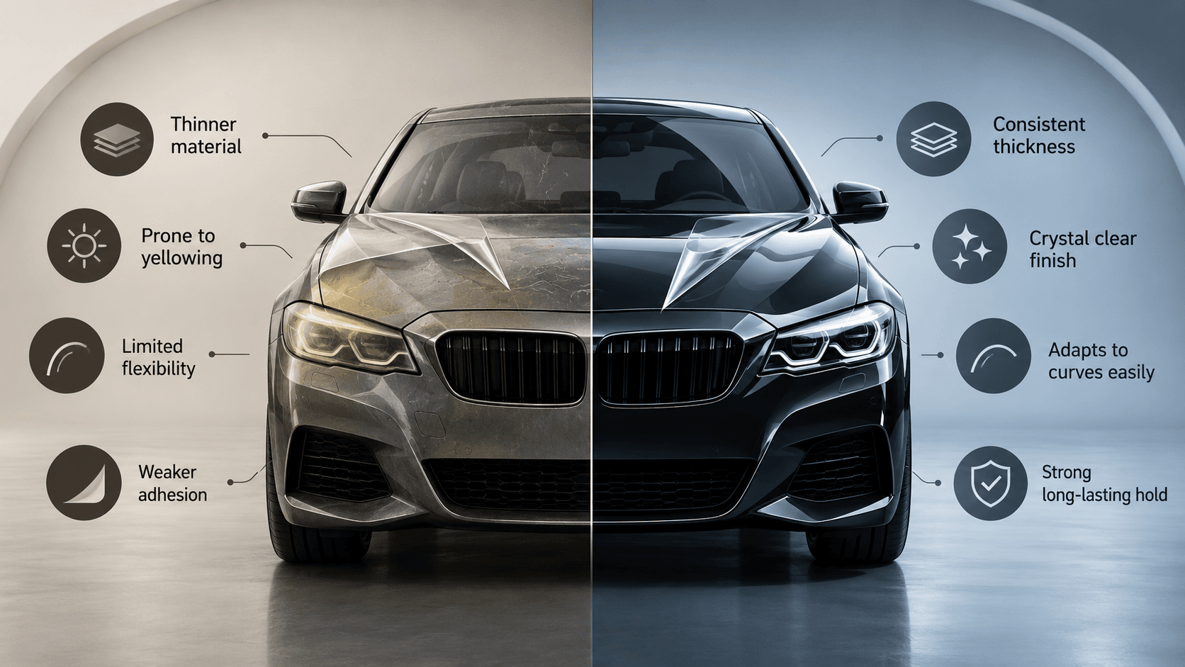 What Separates Premium Film From Budget PPF What Separates Premium Film From Budget PPF