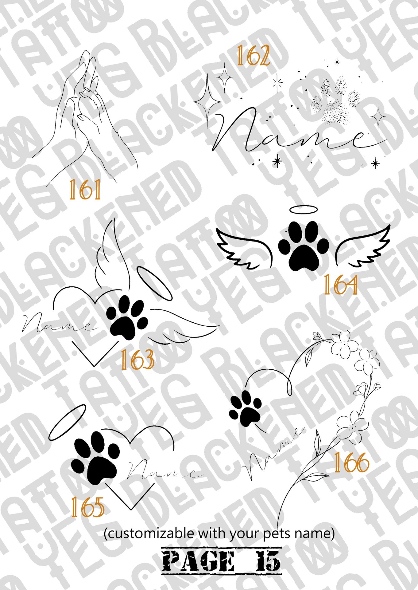 Previous years tattoo flash page 15