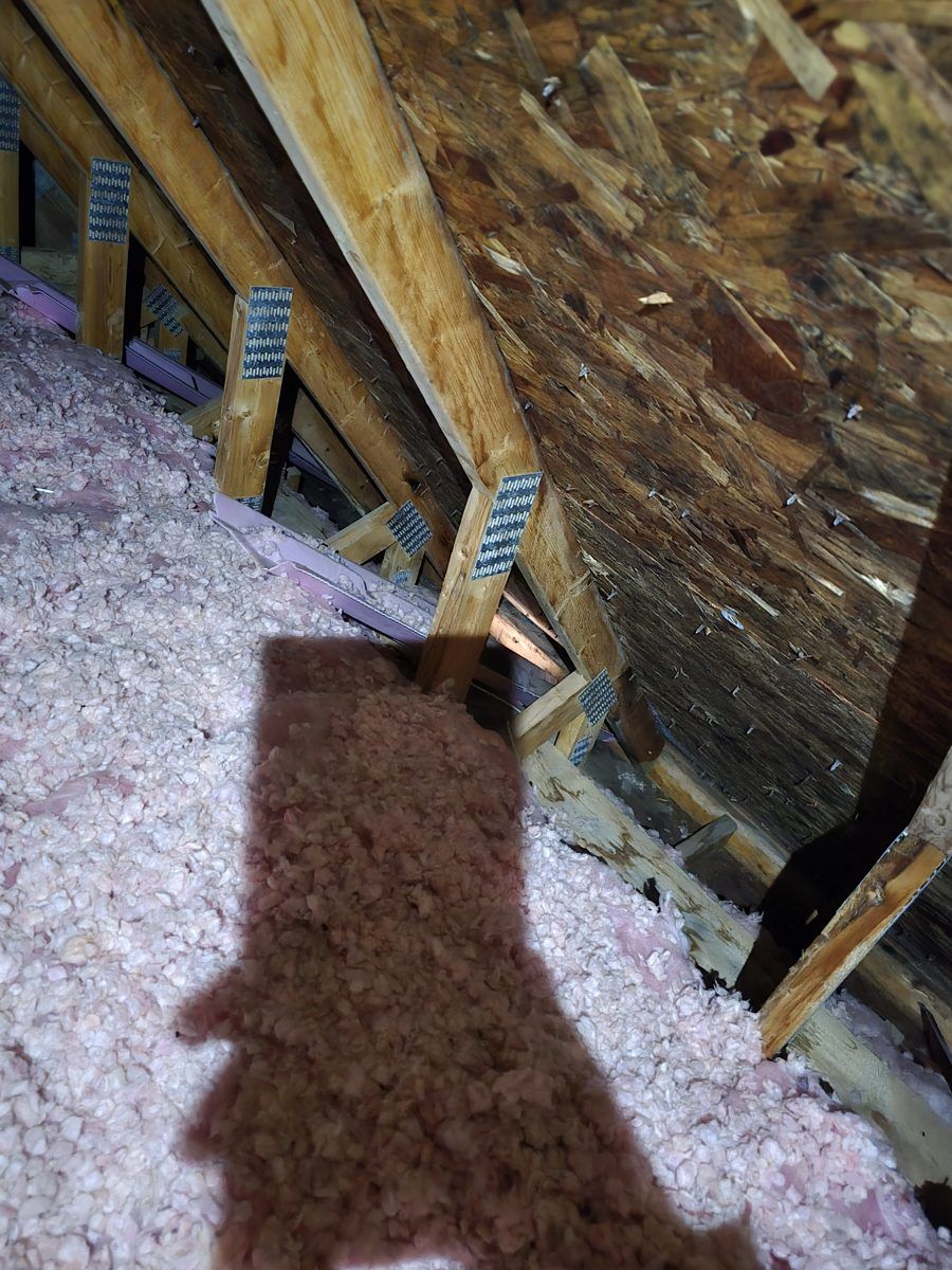 Rotted roof decking caused by poor insulation and ventilation