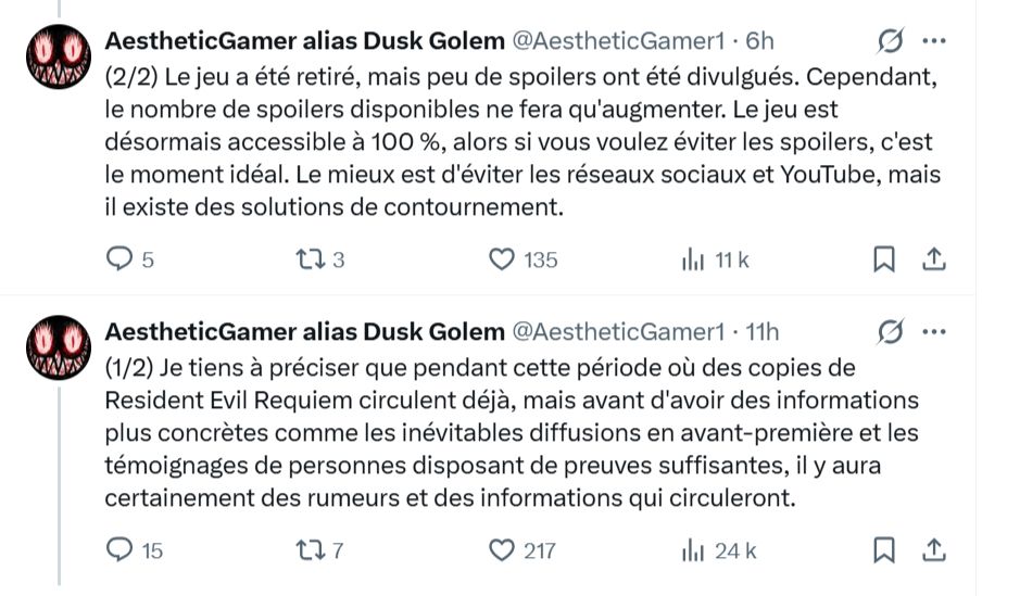 Tweet de Dusk Golem Tweet de Dusk Golem