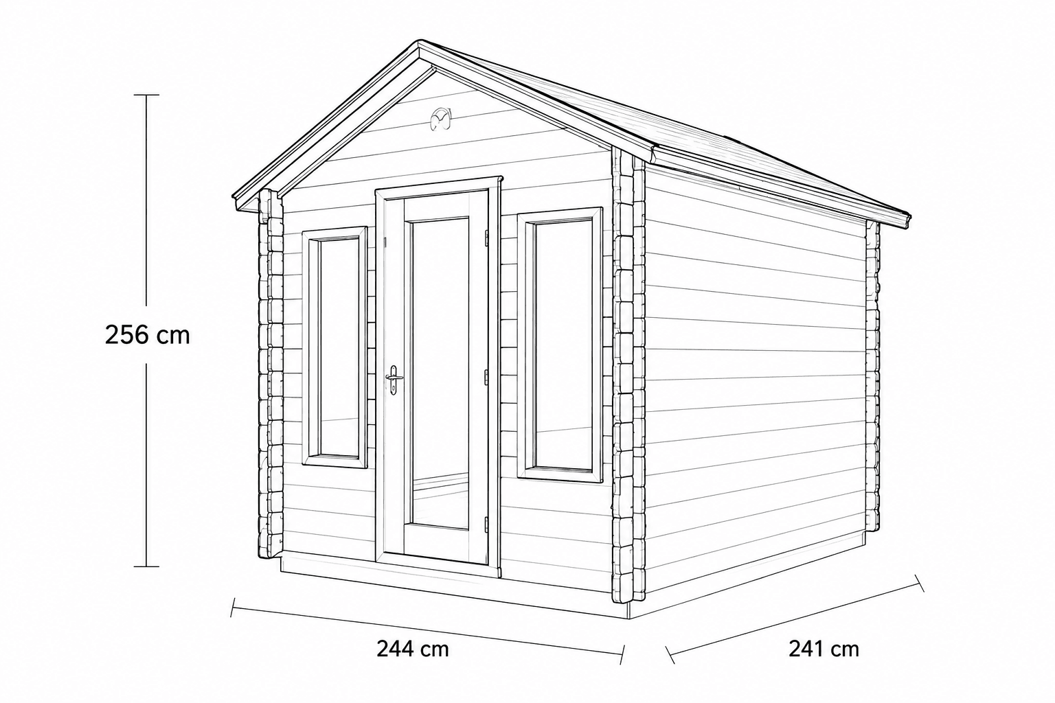Dimensiones Sauna Georgia