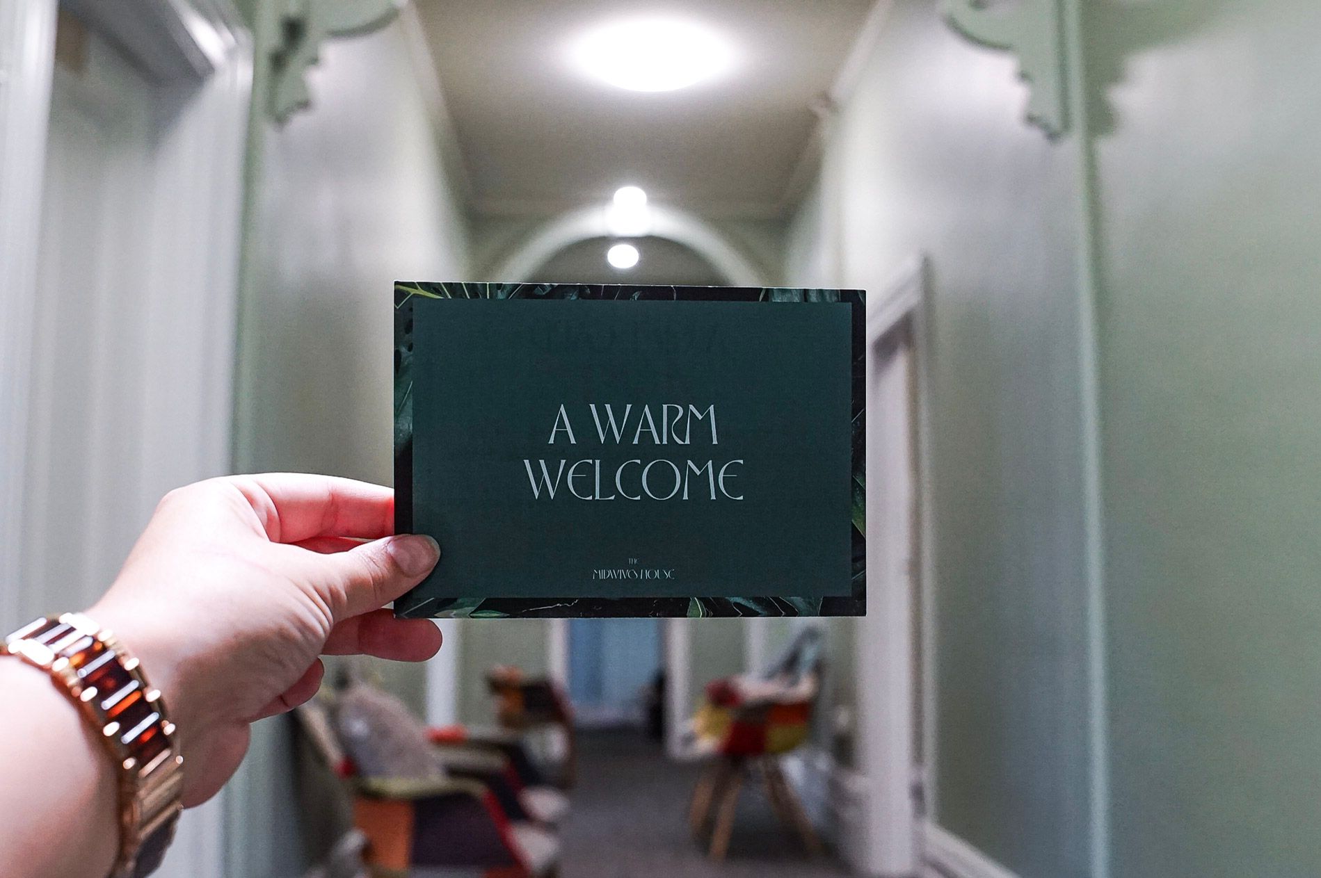 Hallway of The Midwives House in Thornbury where Hyperemesis Help takes place. Hallway of The Midwives House in Thornbury where Hyperemesis Help takes place.