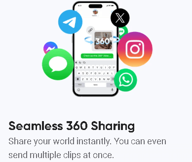 Seamless 360 Sharing