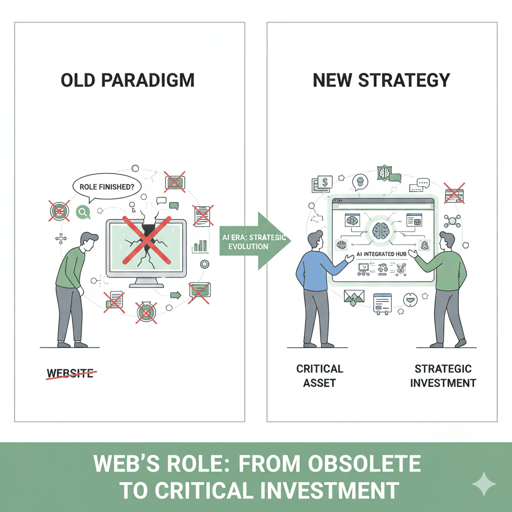 AI時代を勝ち抜くWebサイトの重要な役割 AI時代を勝ち抜くWebサイトの重要な役割