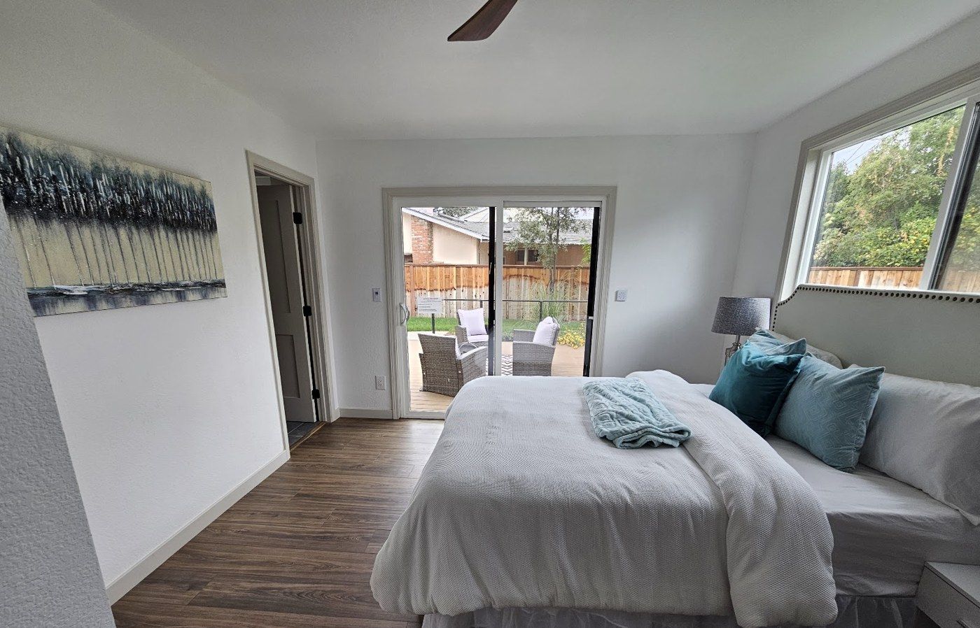 Fremont project, photo 21: Completed bedroom
