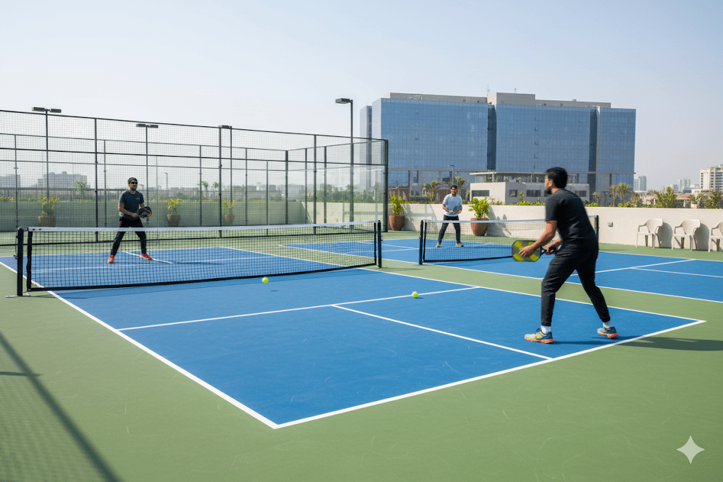 pickleball and paddle ball courts 