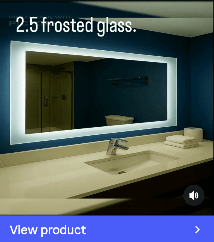 Hotel LED Lighted Mirror Installation in South Florida and Kissimmee