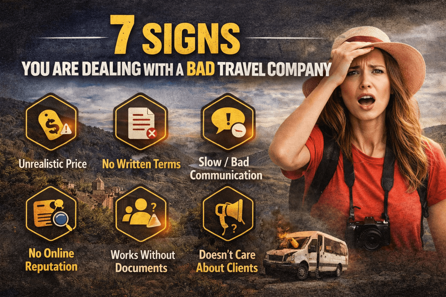 7 Signs You Are Dealing With a Bad Travel Company 7 Signs You Are Dealing With a Bad Travel Company
