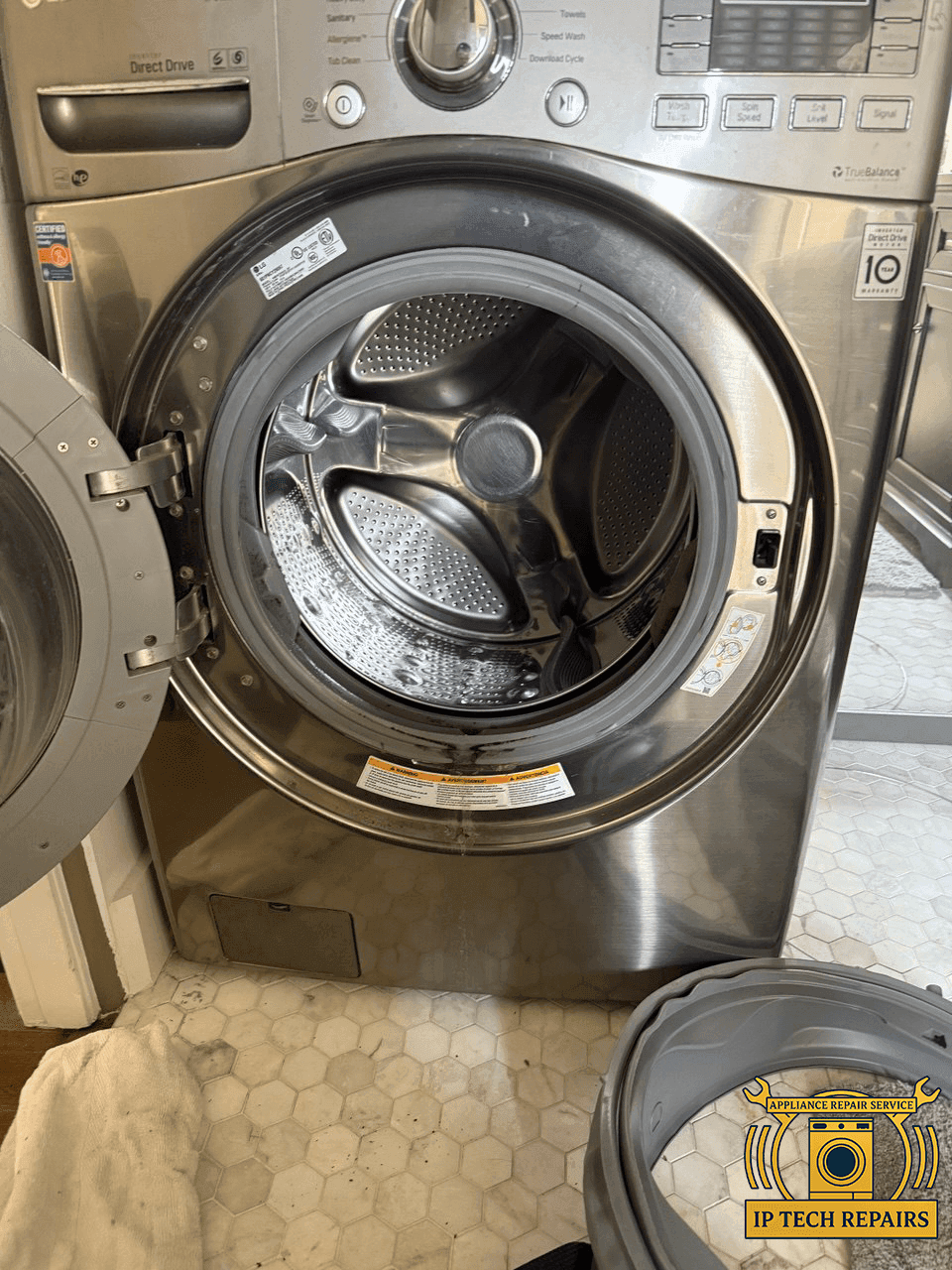 GE washer installation in Sherman Oaks by IP Tech Repairs