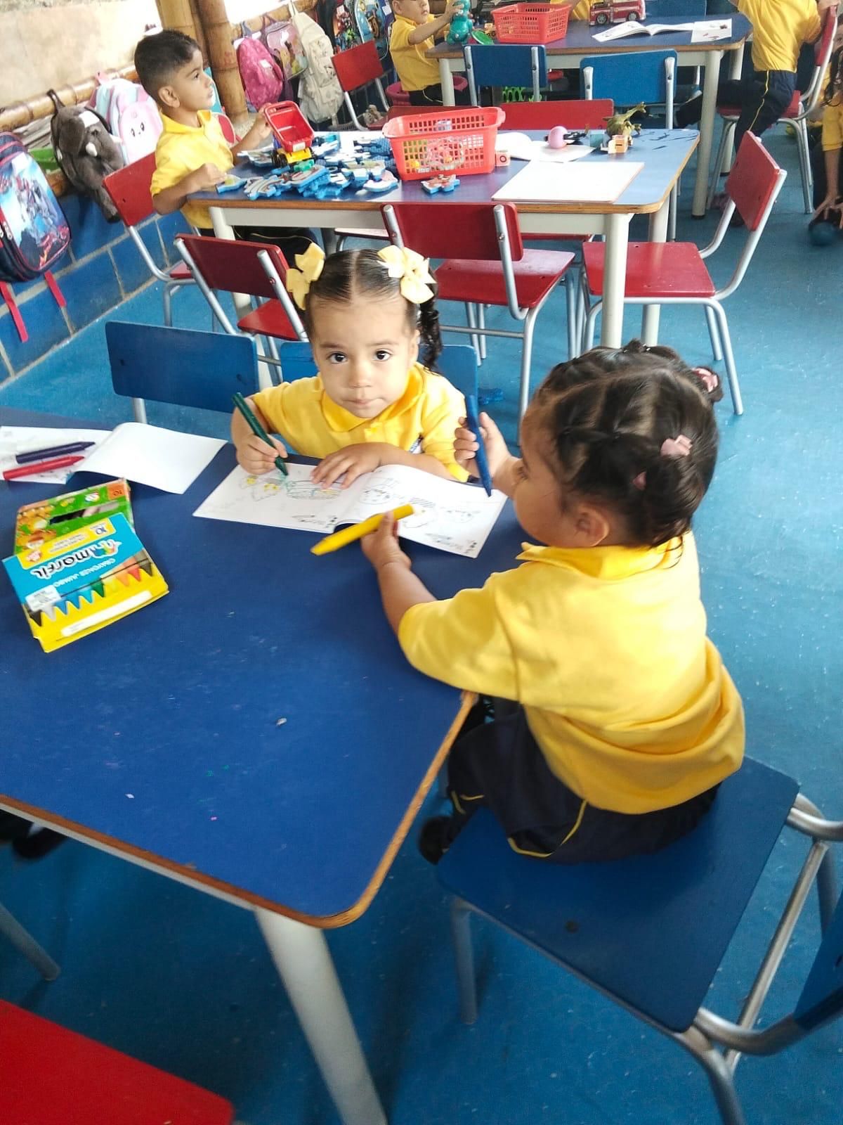 Kids in the classroom.