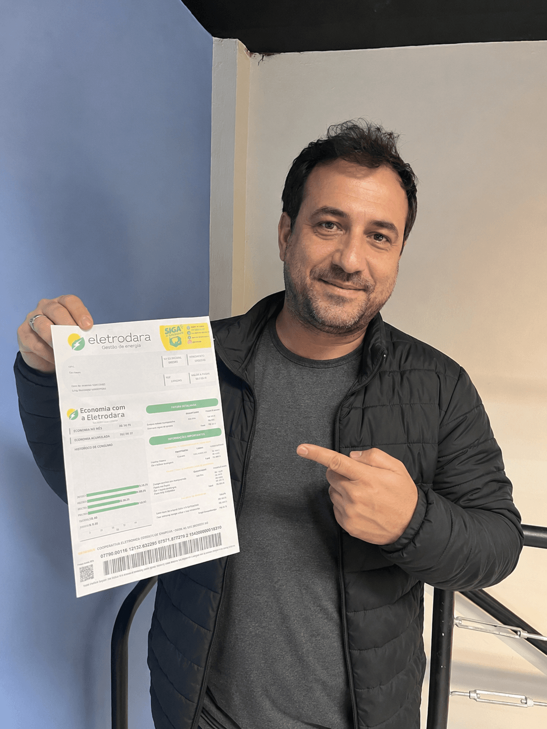 Guilherme, cliente da Eletrodara