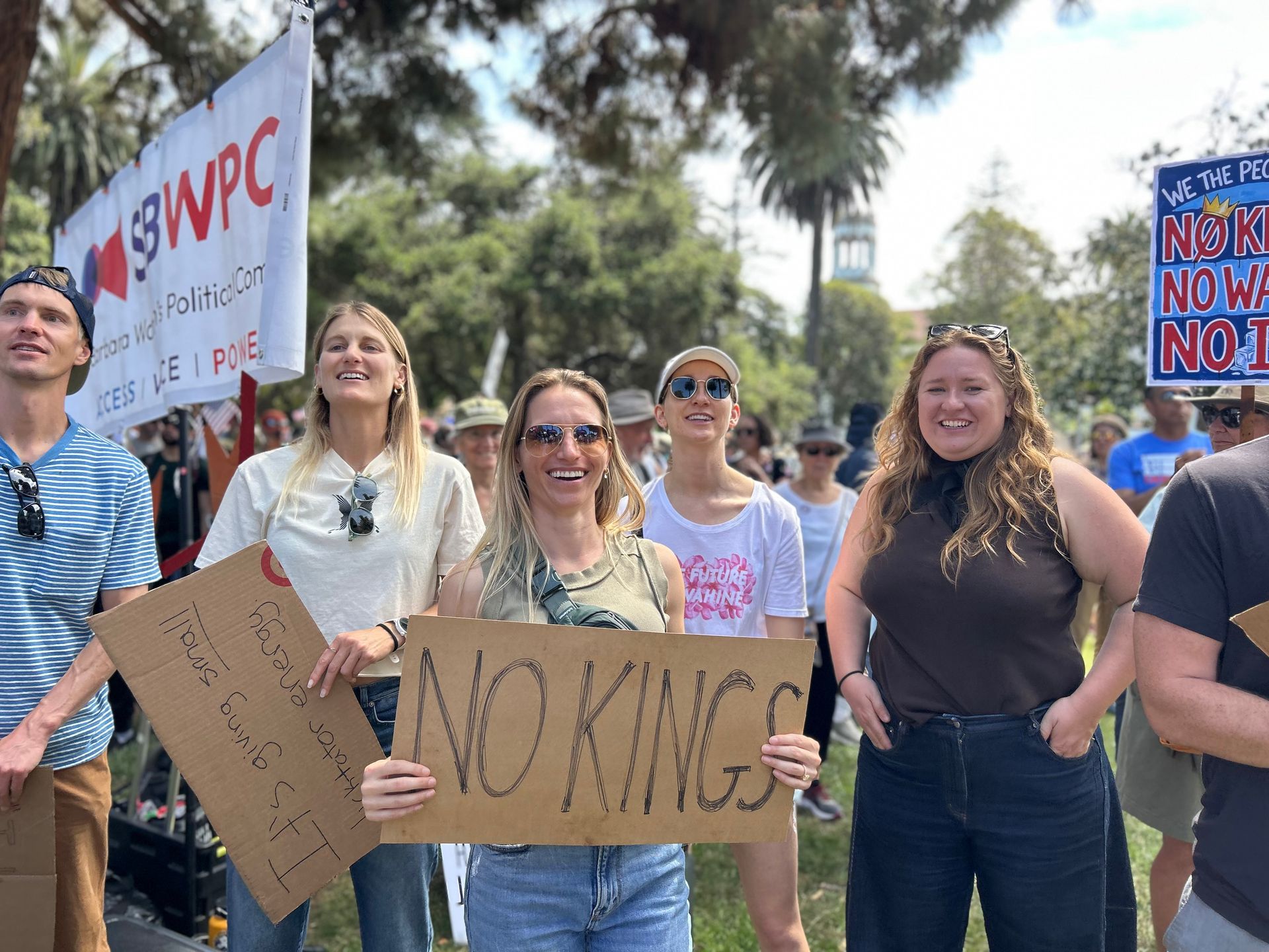 SBWPC members participating in a public demonstration