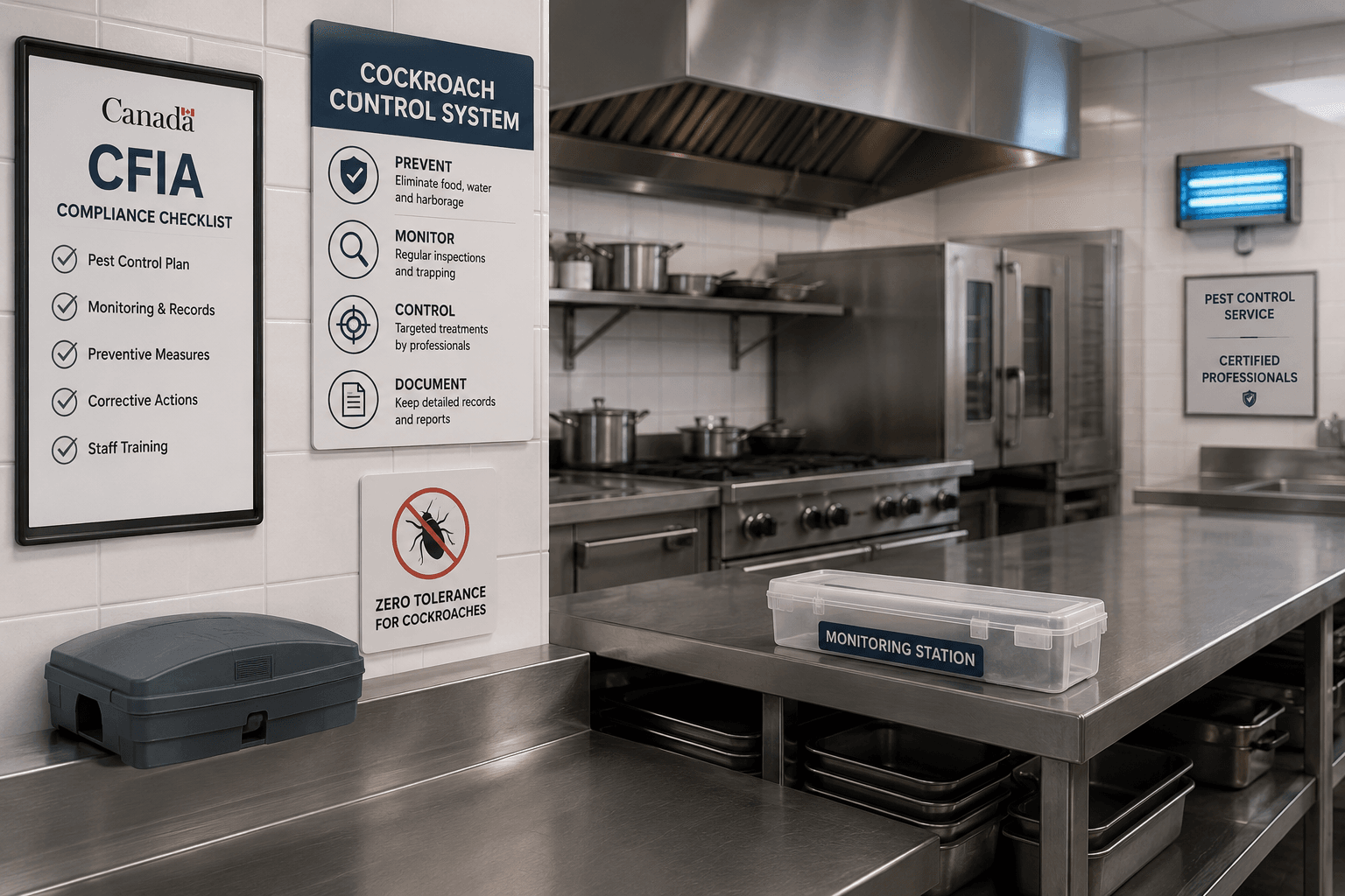 How to Build a Cockroach Control System That Satisfies CFIA and Protects Your Kitchen How to Build a Cockroach Control System That Satisfies CFIA and Protects Your Kitchen