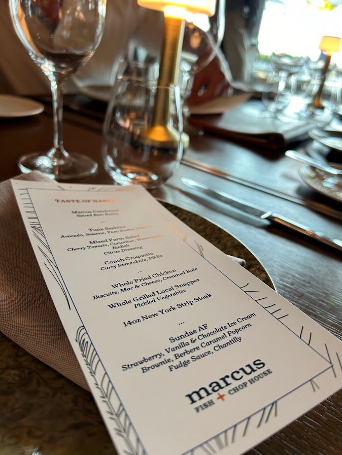 Marcus Fish & Chop house at the Baha Mar resort in Nassau, Bahamas