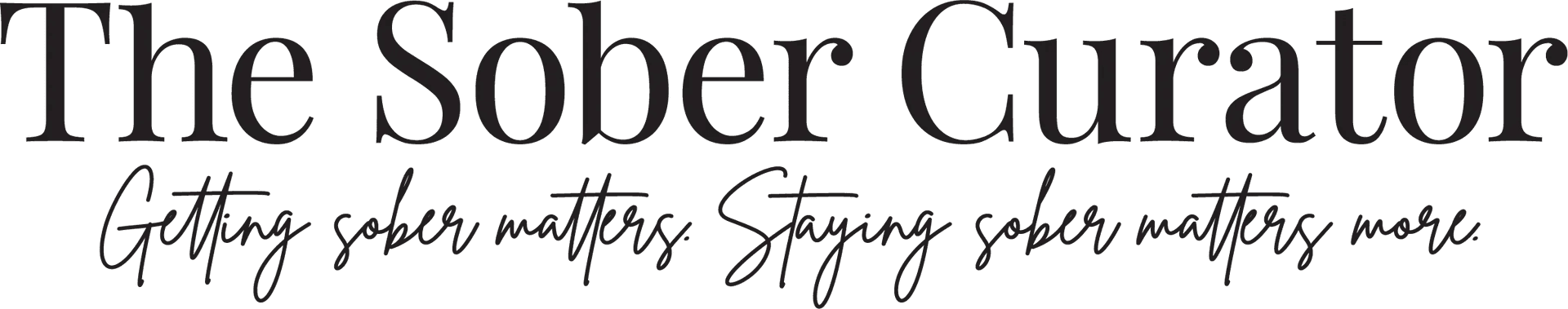 The Sober Curator logo