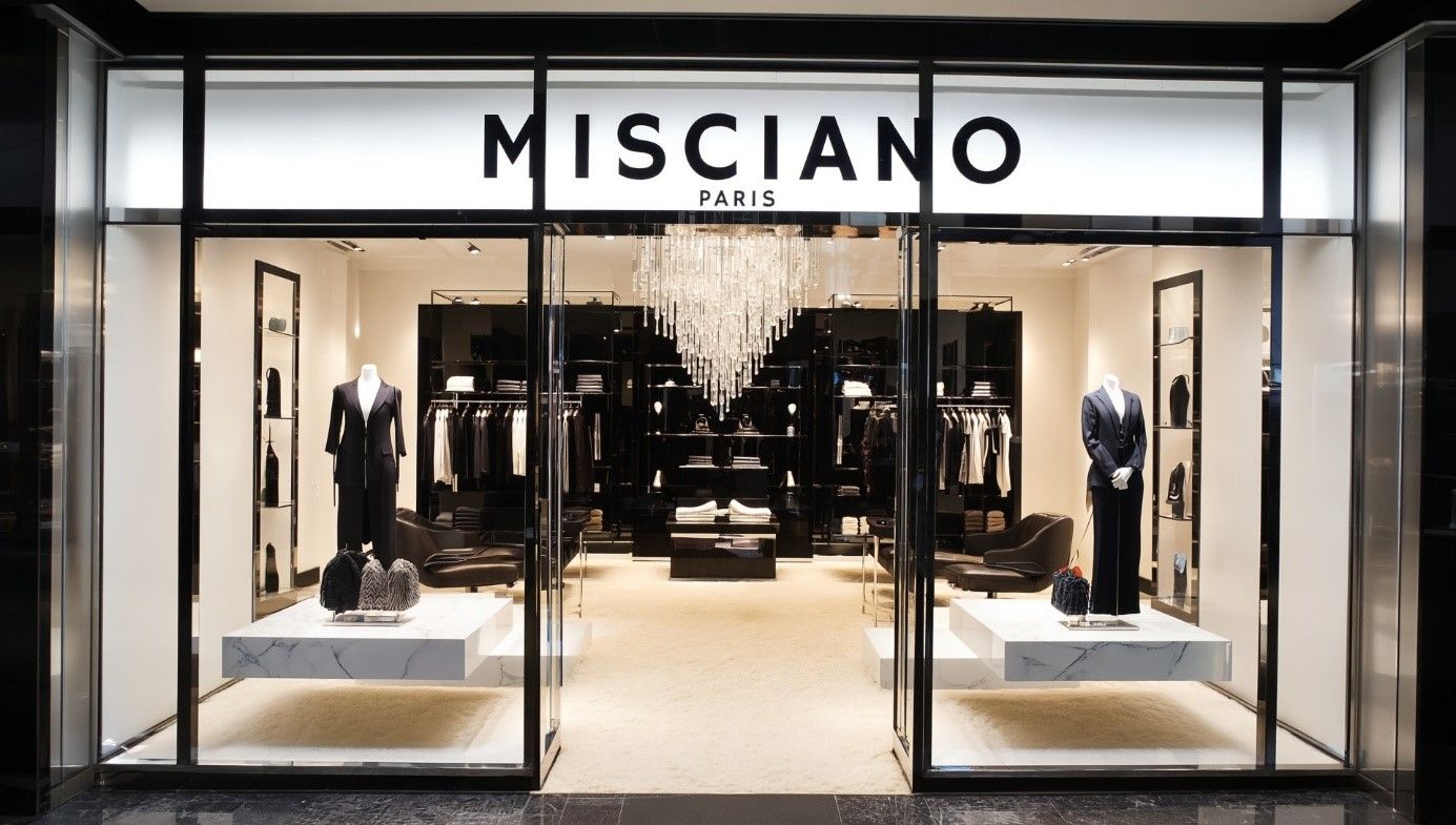 Devanture d'une boutique Misciano