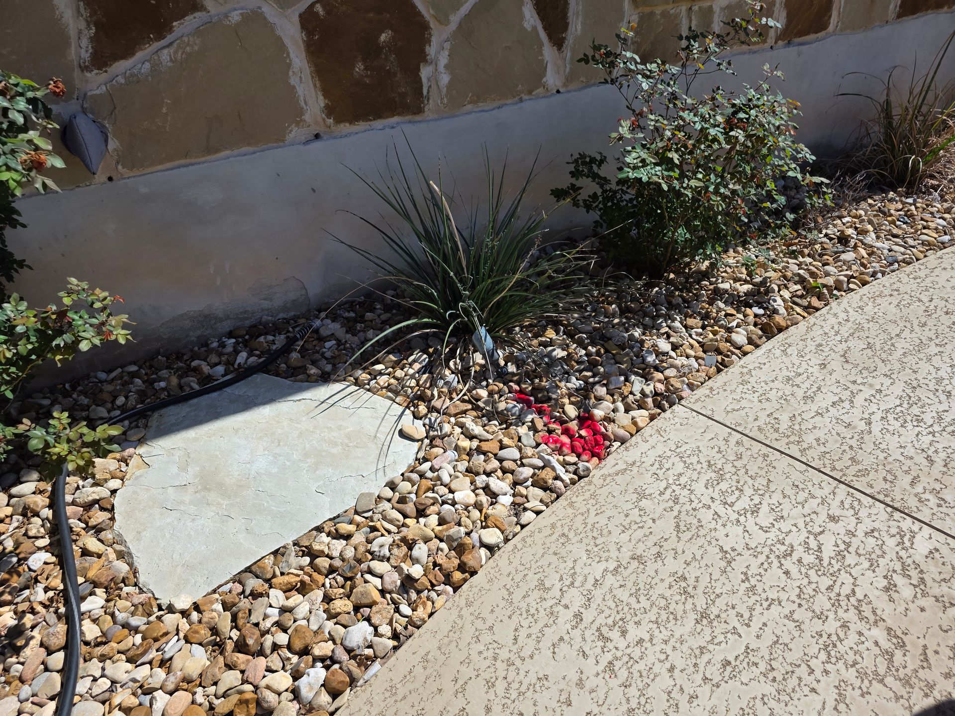 Commercial construction project utility locate supporting a fountain repair in Bastrop, TX