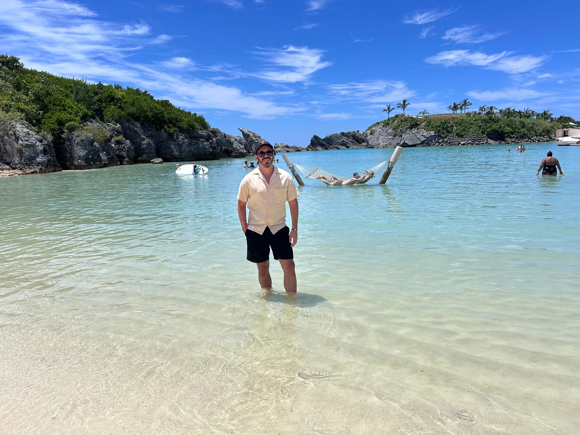 Hanging out at the Hamilton Princess Beach Club