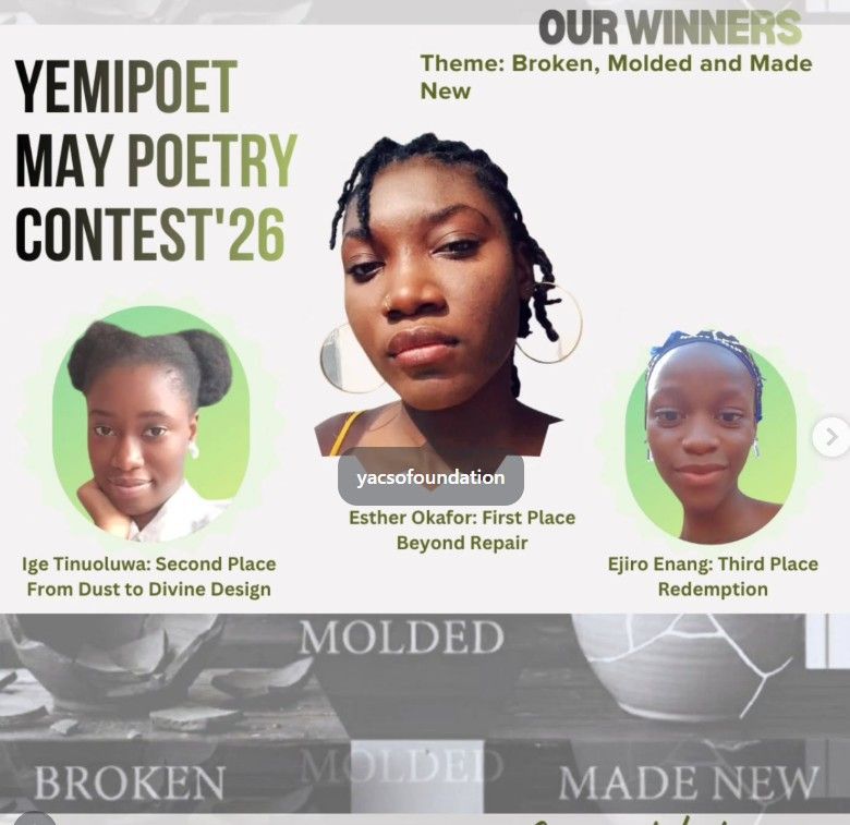 Yemipoet May Poetry Contest Winners Yemipoet May Poetry Contest Winners