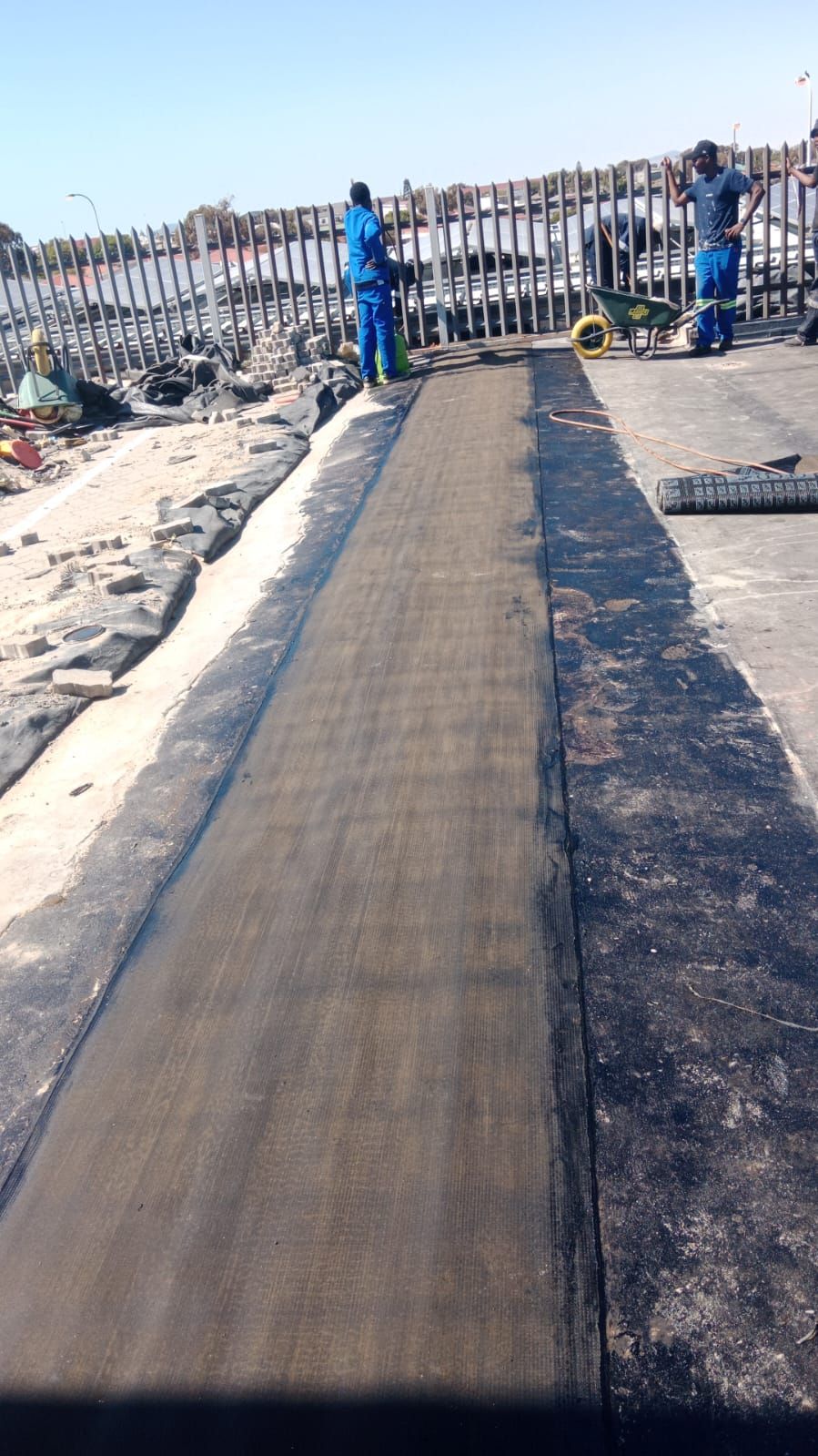 industrial construction team expansion joint work