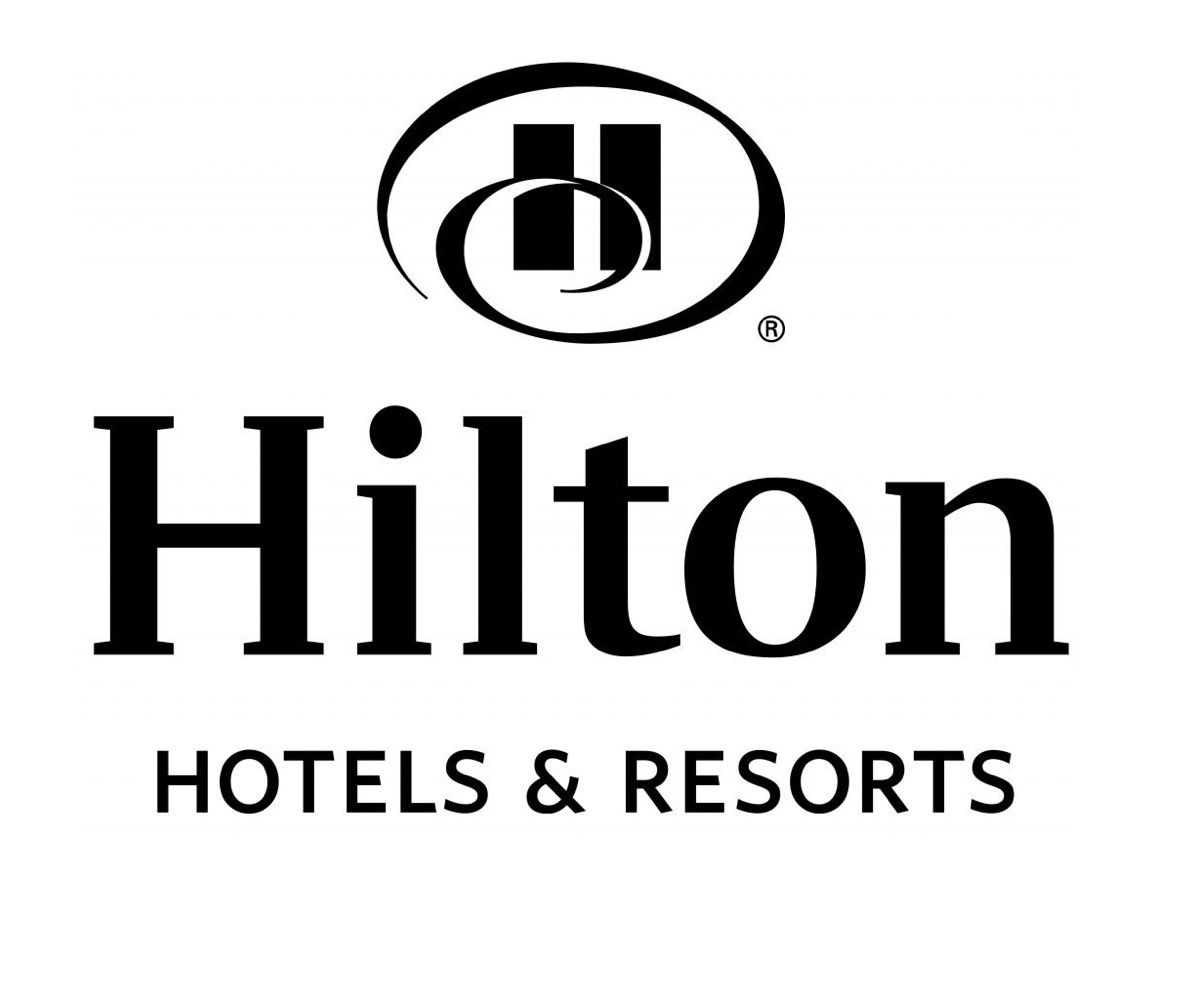 Hilton logo, parent company of The Gates Hotel, site of an ongoing artist residency.