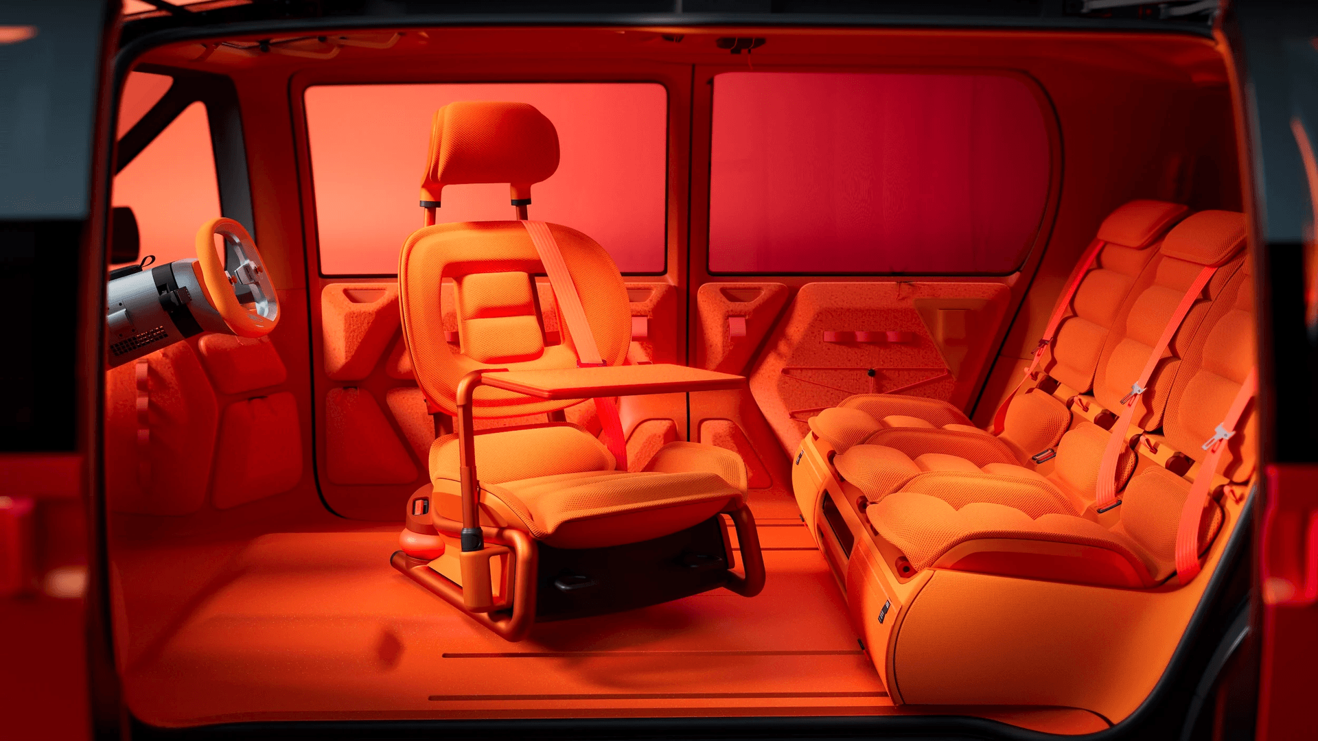 Habitacle modulable de la Citroën ELO