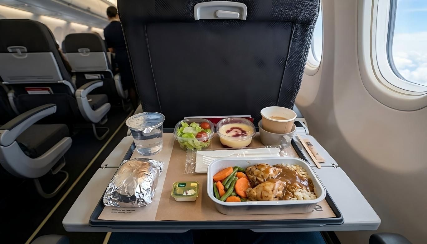 in-flight amenity data such as meal