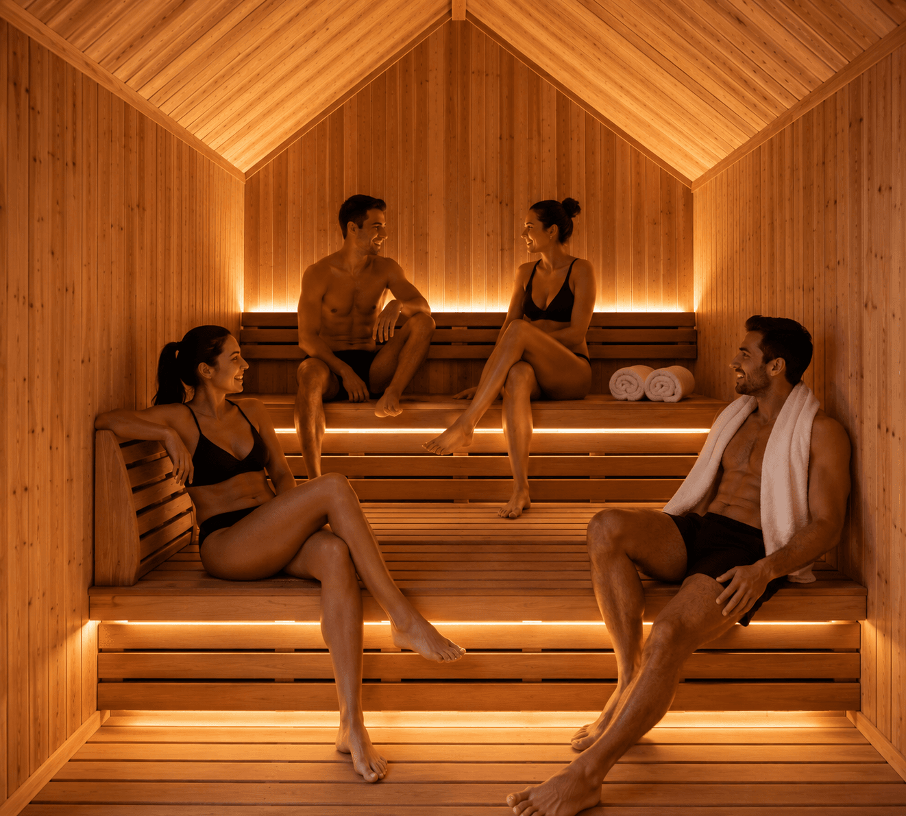 Sauna para wellness y spa