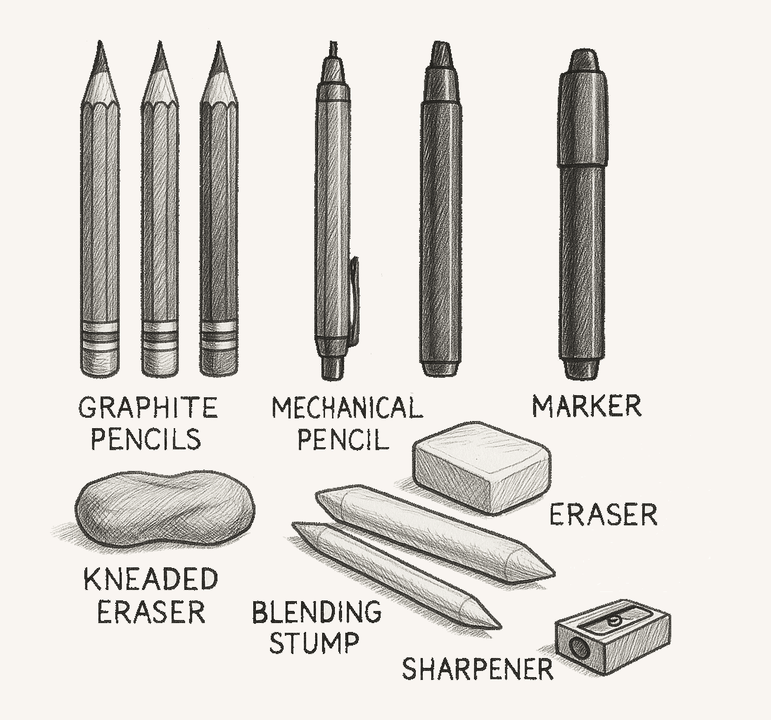 Common Sketching  Tools