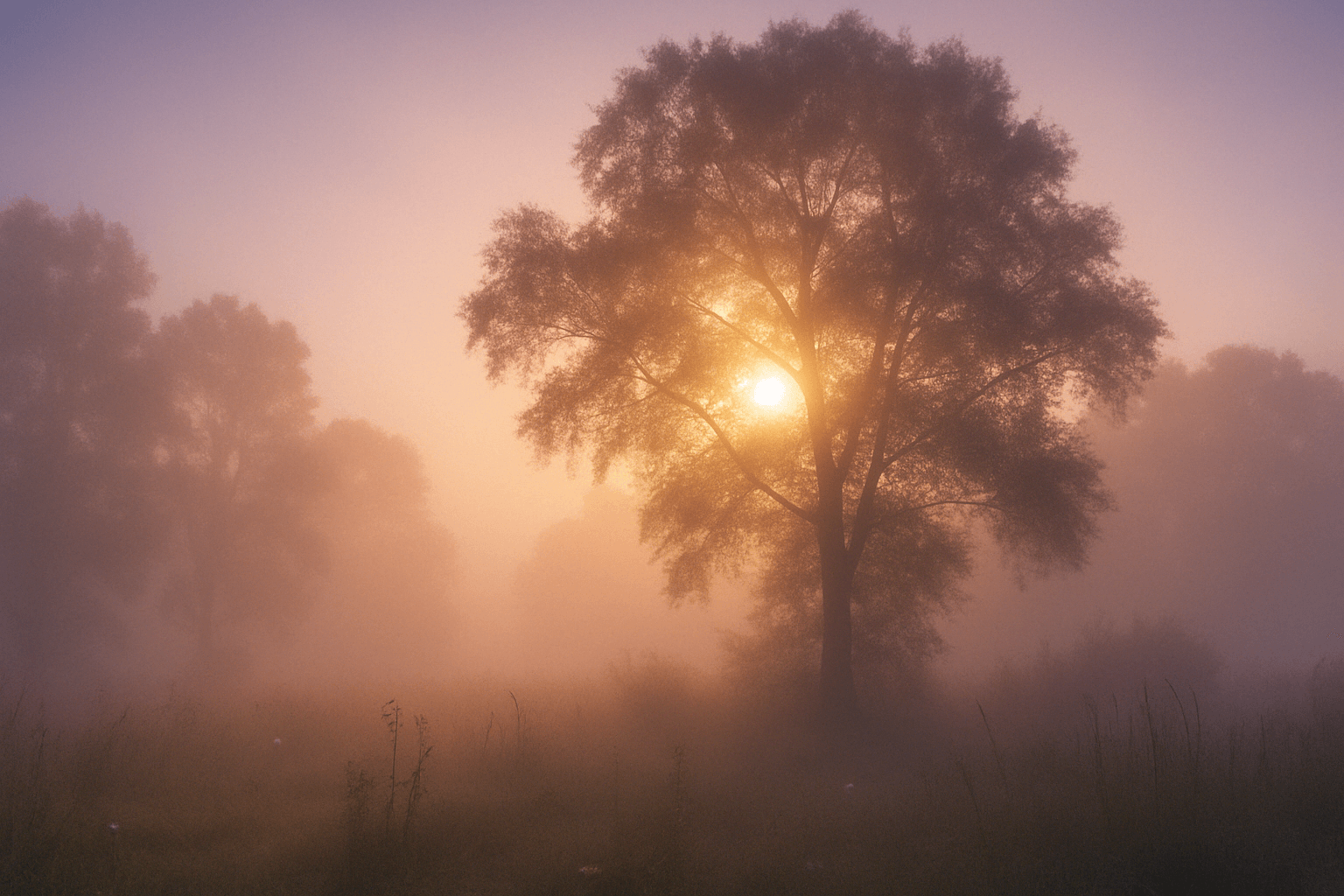 Mist in tree