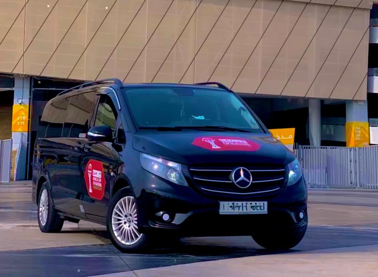 Luxury chauffeur service in Tangier with Mercedes van