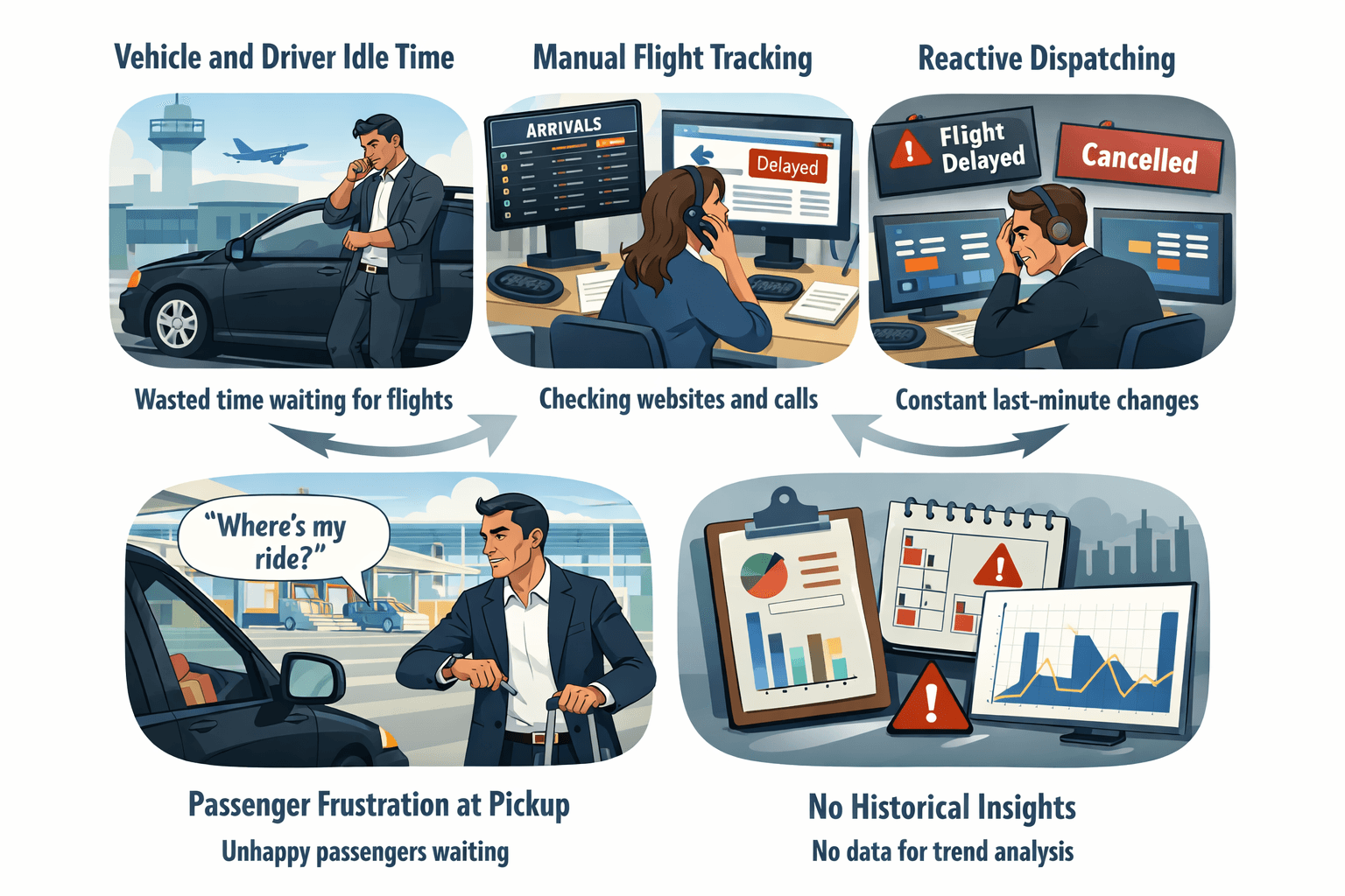 airport transfer pickup services pain ponits