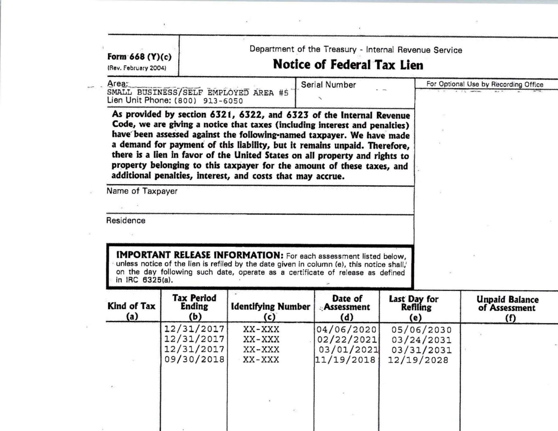 tax documents