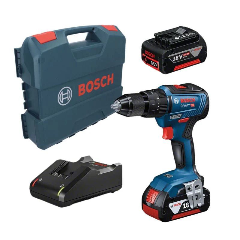 Perceuse à Percussion BOSCH GSB 18V-55 - 06019H5300 - 2x4,0Ah GAL 18V-40 L Professional