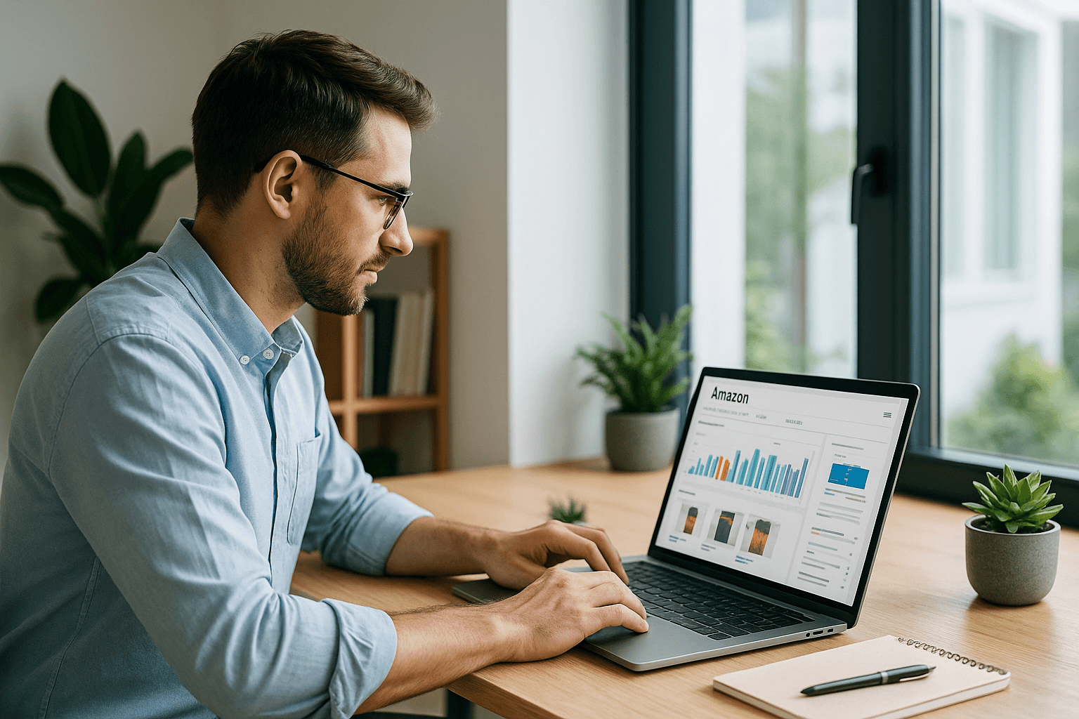 consultant Amazon analizand performanta listarilor FBA si FBM