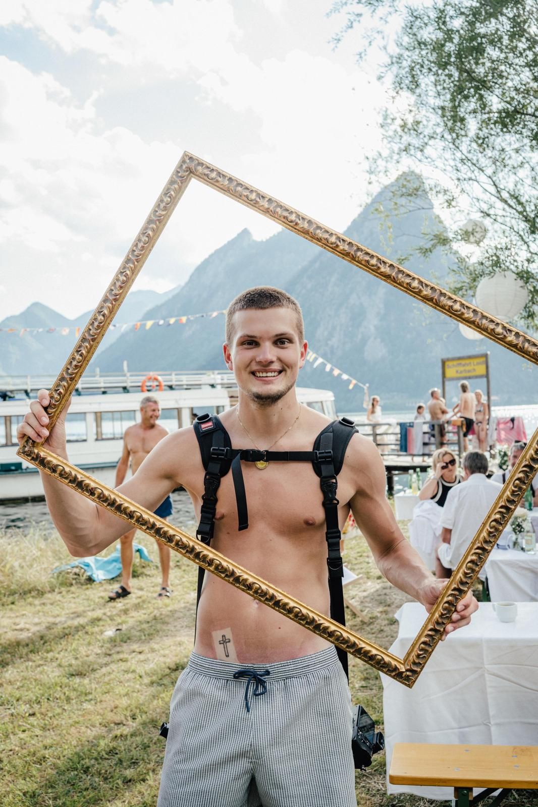 Hochzeitsfotograf Linz Niklas Fortner fotografiert Hochzeit am Traunsee