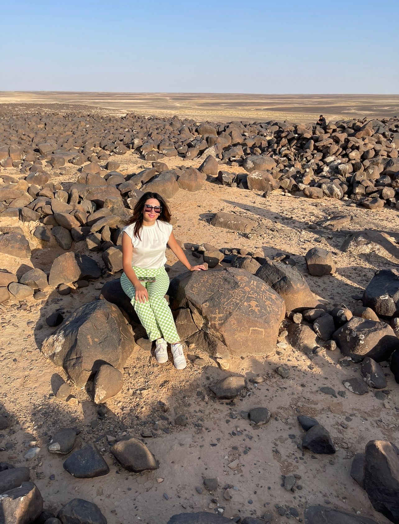 Ancient Rock Art from north, east of Jordan