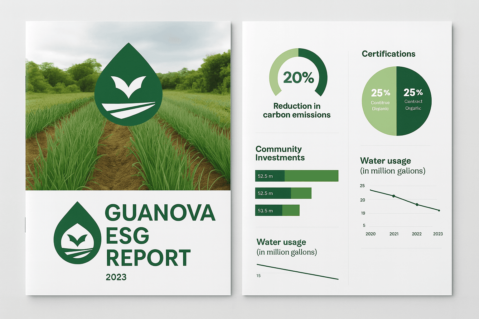 esg report Guanova ngo fertilizer organic