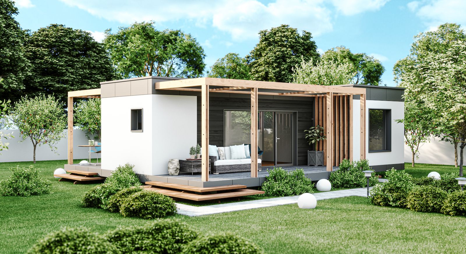 Maisons en Bois Modulaires Écologiques par Moodl Roumanie