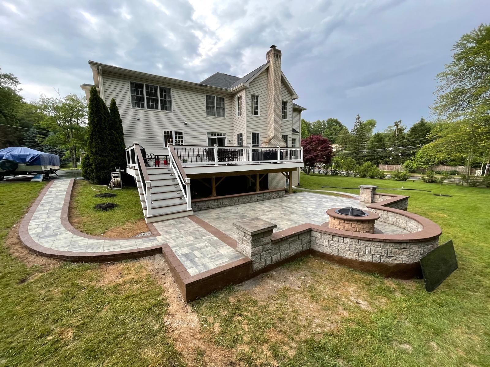 Patio project by Essence Construction