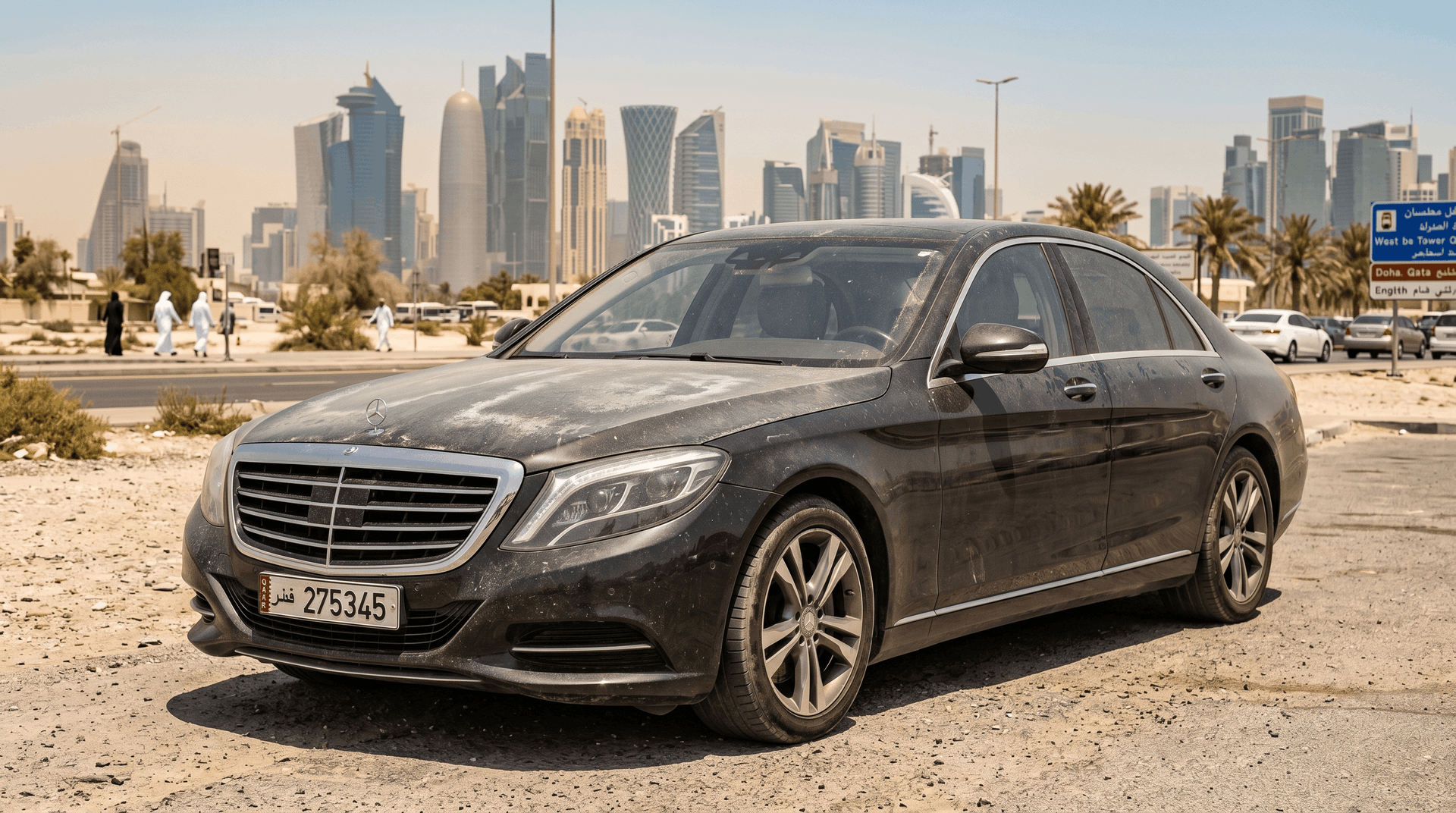 Caris paint damaged due to qatars harsh climate Caris paint damaged due to qatars harsh climate