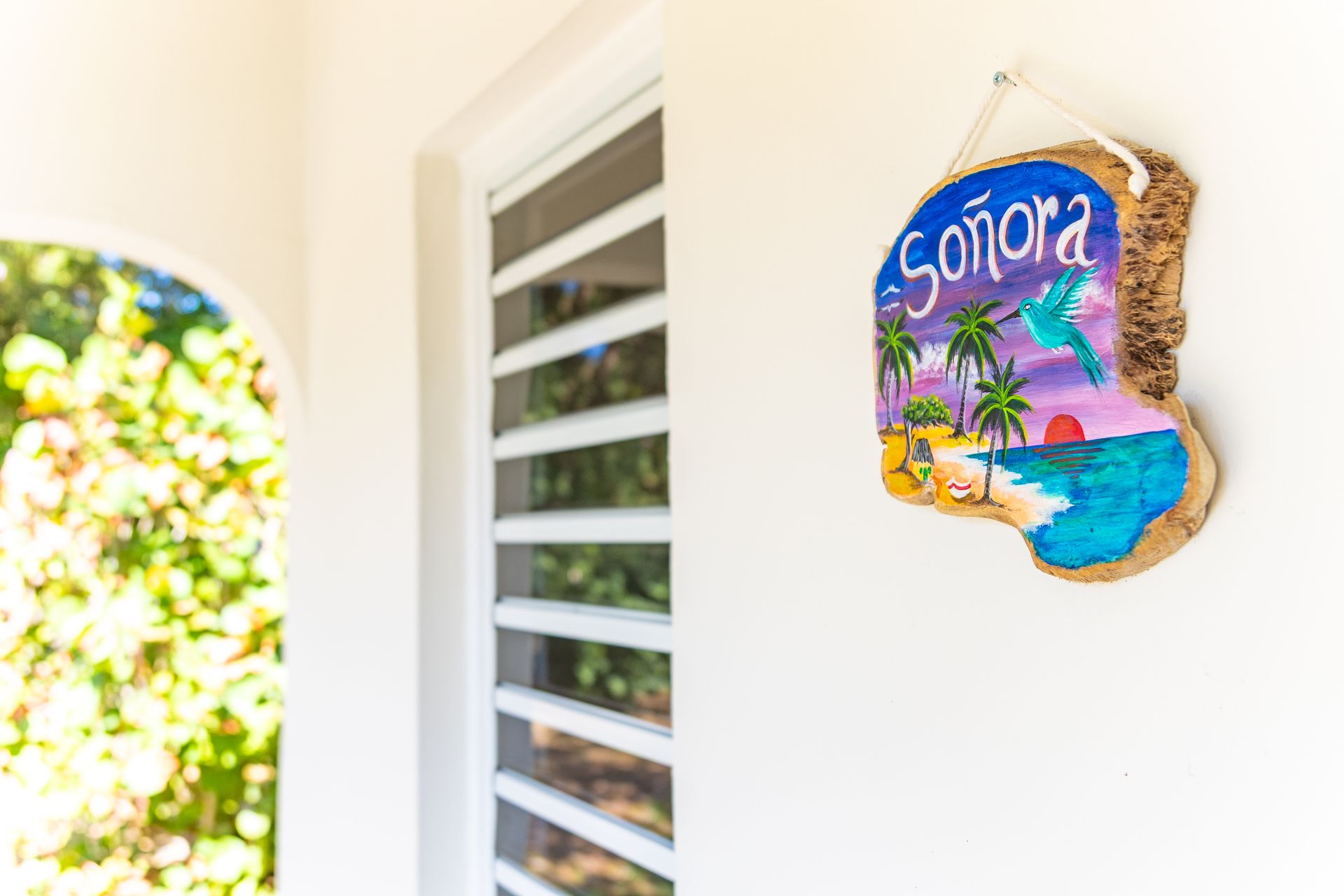Kleurrijk naambordje Soñora