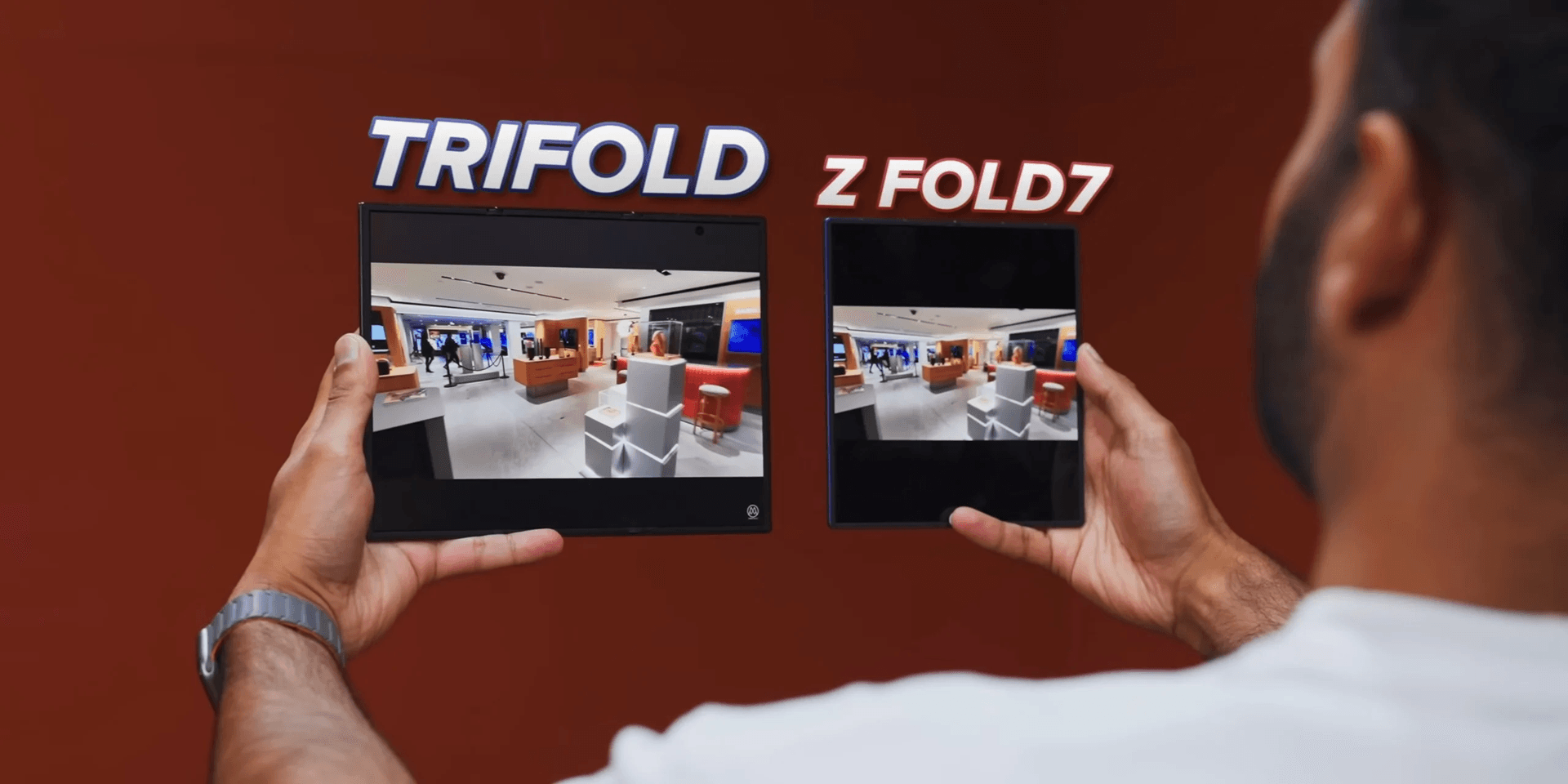 Samsung Galaxy Z TriFold face au Galaxy Z Fold 7 Samsung Galaxy Z TriFold face au Galaxy Z Fold 7