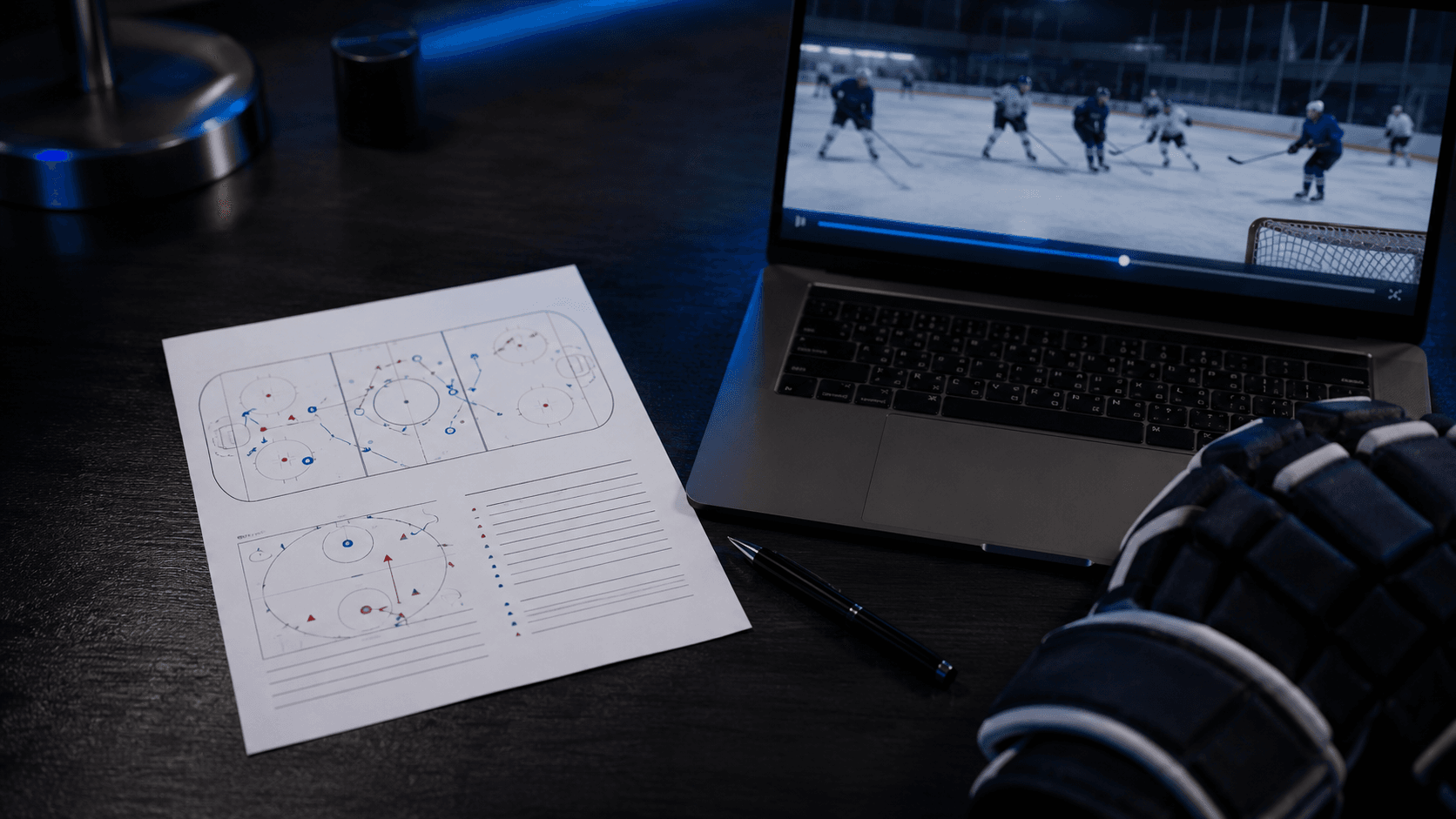 Hockey CV and highlight video ready to send to European clubs