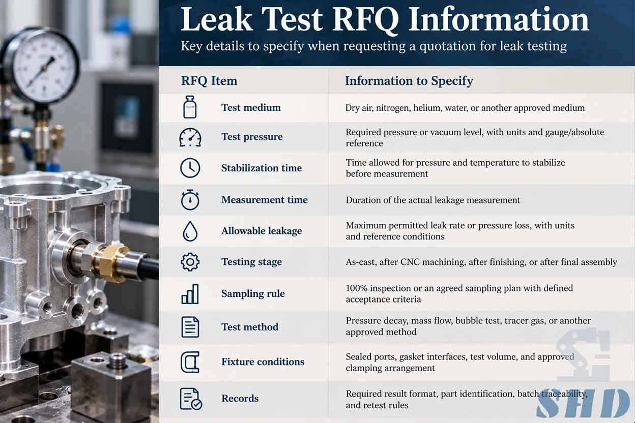Leak Test RFQ Information