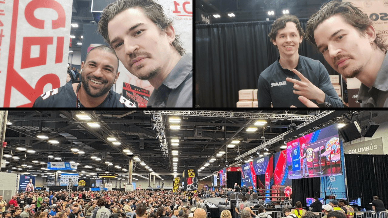 Taken from Arnold Sports Festival with some brand owners for potential partnership.