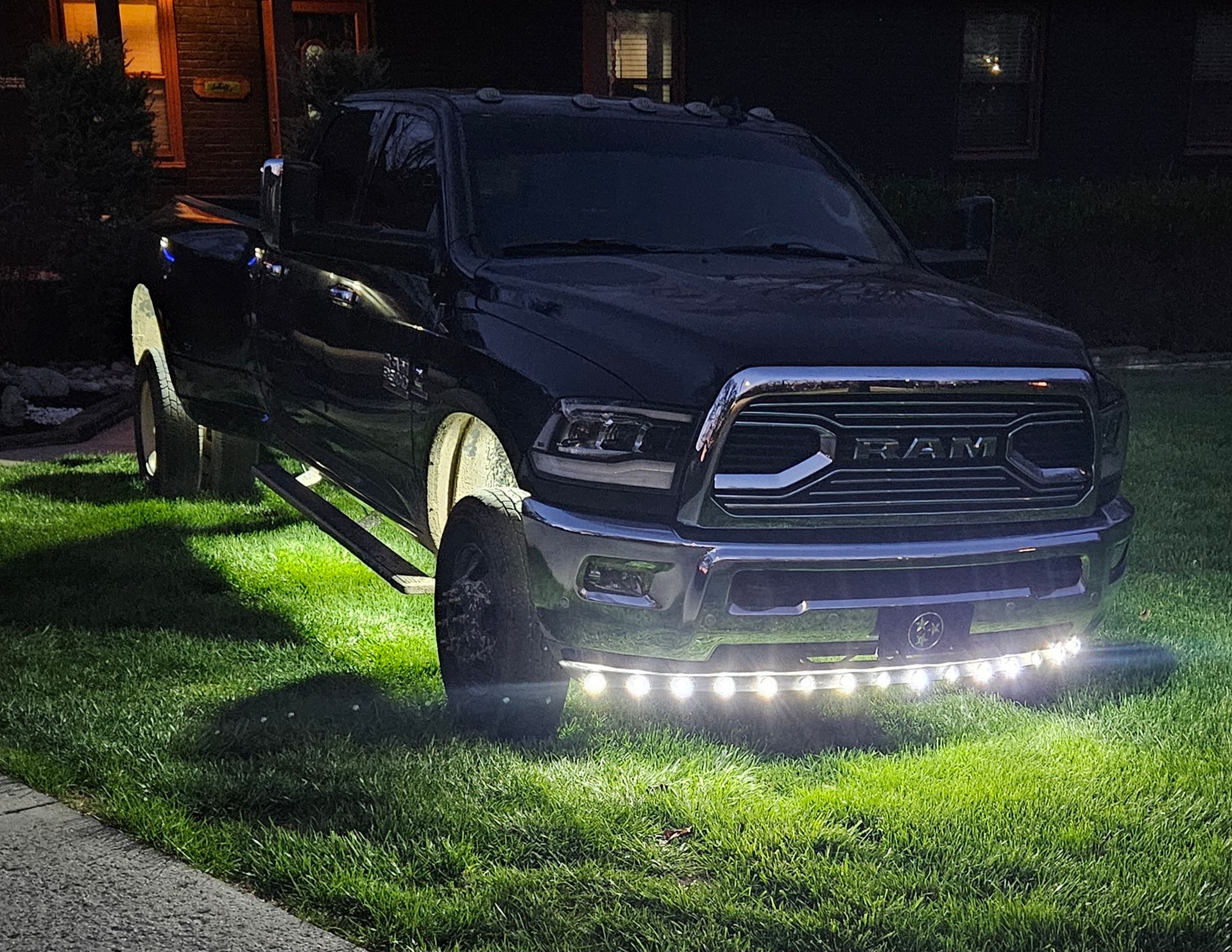 Clean custom lighting and accessory install by Red White and Glow