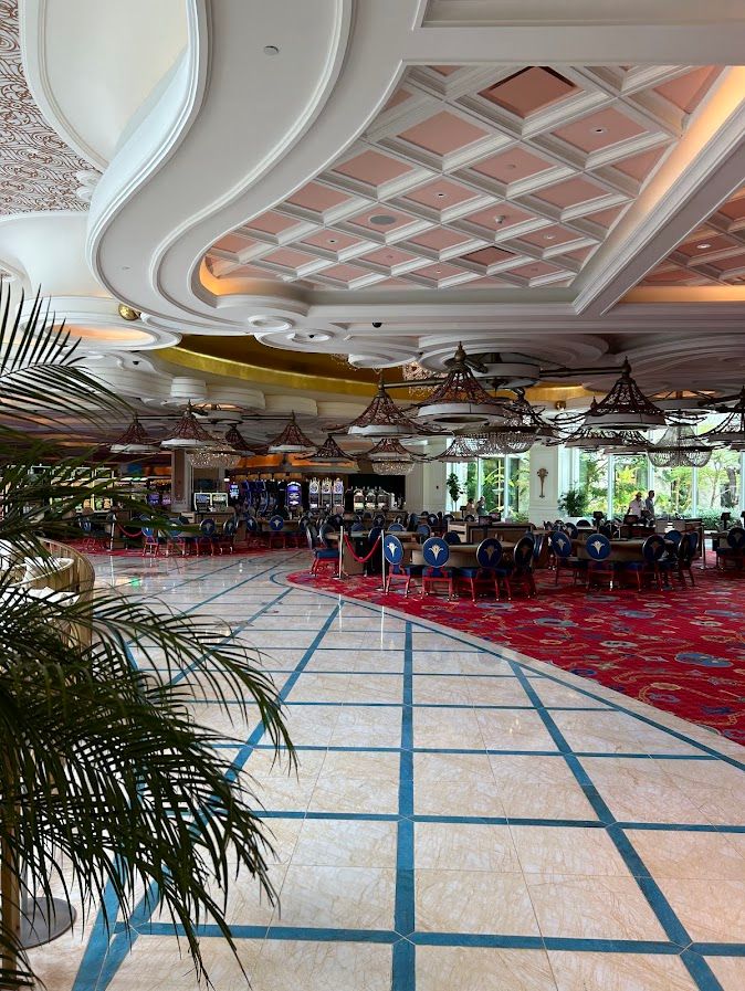 View of the Casino floor at the Grand Hyatt at the Baha Mara