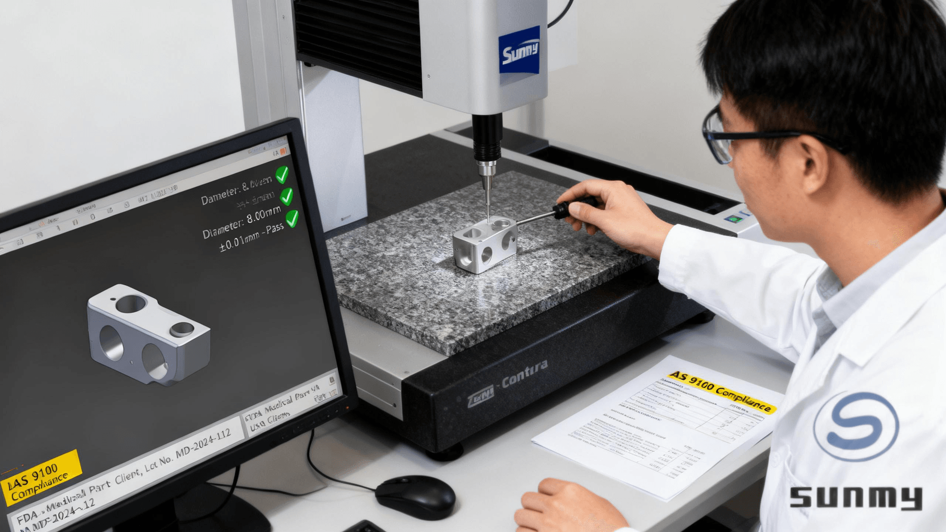 CMM Quality Inspection Chart